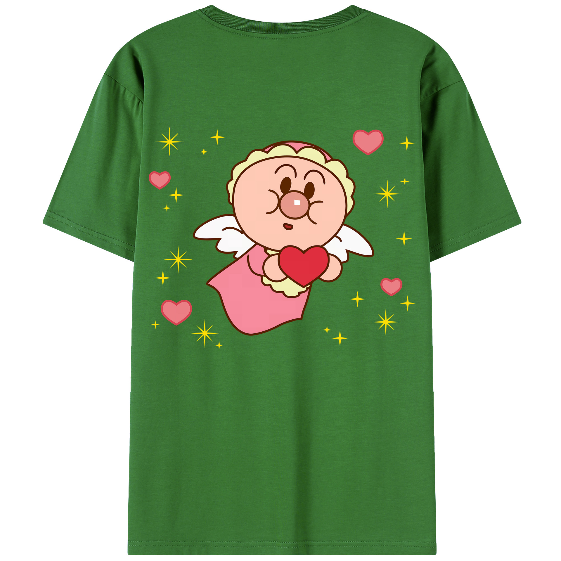 （画像用） アンパンマン Anpanman レディース半袖Tシャツ(バックプリント)